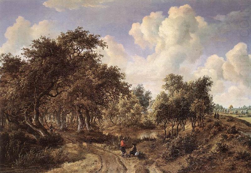 A Wooded Landscape f, HOBBEMA, Meyndert